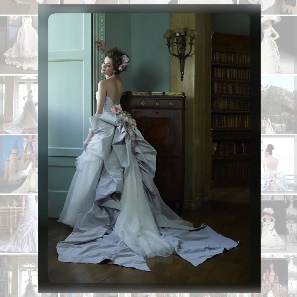 Ian Stuart Bluebird Azure Wedding Gown from the Killer Queen Collection - Picture 7 of 12